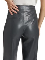 Dylan Faux Leather High-Rise Pants