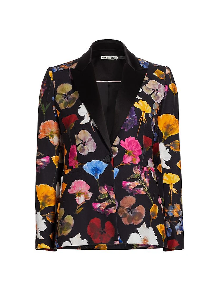 Hundley Floral Tailored Blazer