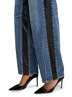 Parker Denim Wide-Leg Crop Jeans