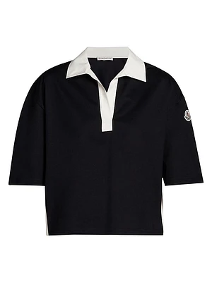 Logo Cotton Short-Sleeve Polo Shirt