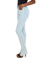 Good Legs Side-Slit Skinny Jeans