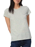 The Slub Striped Cotton T-Shirt