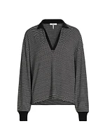 The Knit Stripe Long-Sleeve Top