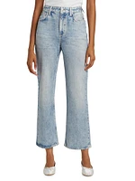 Miramar Shea High-Rise Straight-Leg Jeans