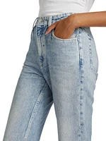 Miramar Shea High-Rise Straight-Leg Jeans