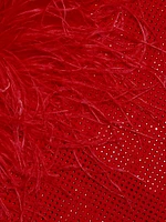 Kyoto Hotfix Crystal Feather Minidress