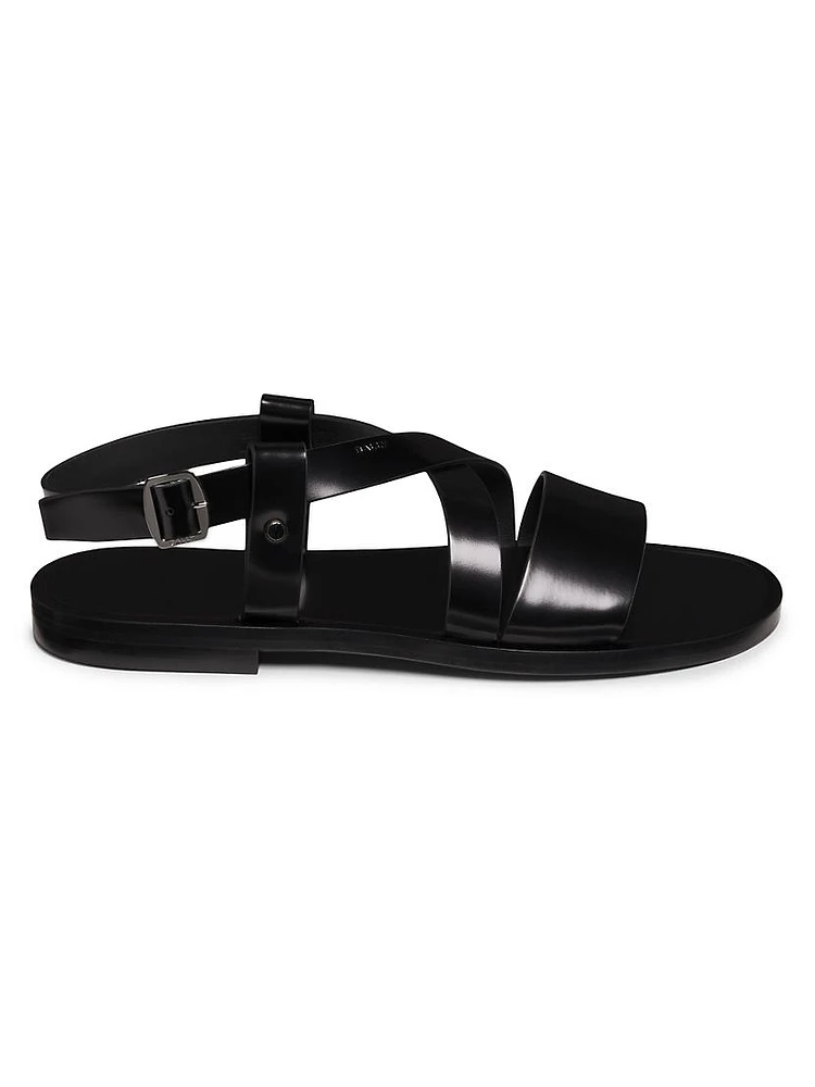 Leather Wrap Sandals