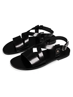 Leather Wrap Sandals