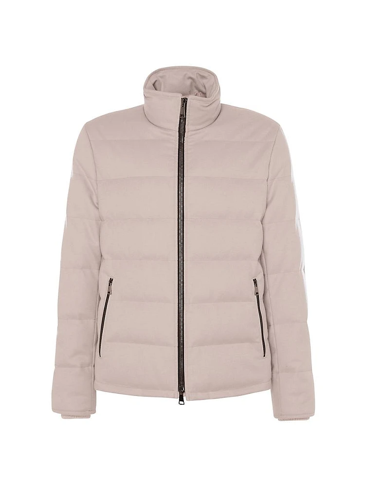 Loro Piana Cashmere Quilted Down Jacket