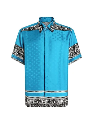 Logo Bandana Silk Shirt