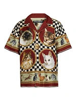 Cat Silk Twill Shirt