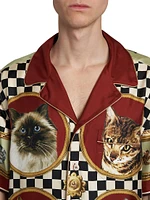 Cat Silk Twill Shirt