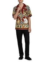 Cat Silk Twill Shirt