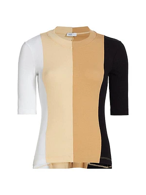 Colorblocked Jersey T-Shirt