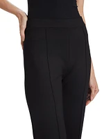 Scuba Pintuck Straight-Leg Pants