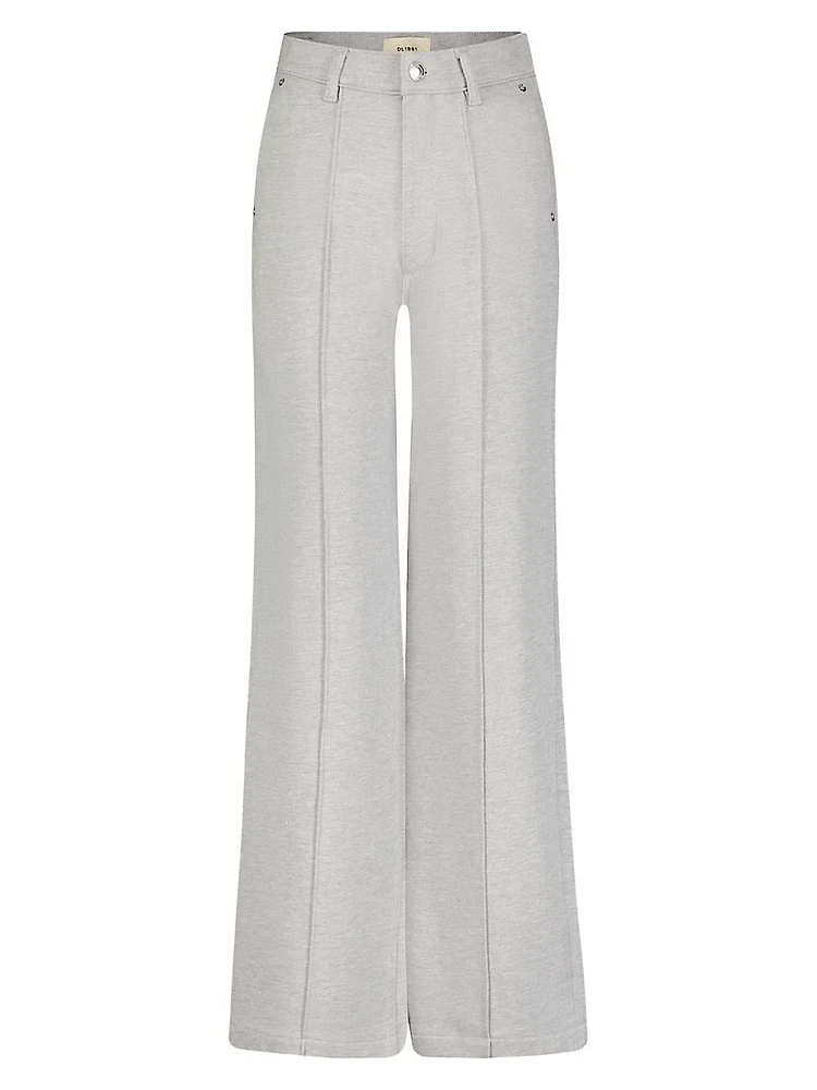 Hepburn Wide Leg Knit Pants