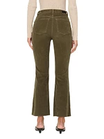 Bridget Bootcut High Rise Instasculpt Corduroy Crop Jeans