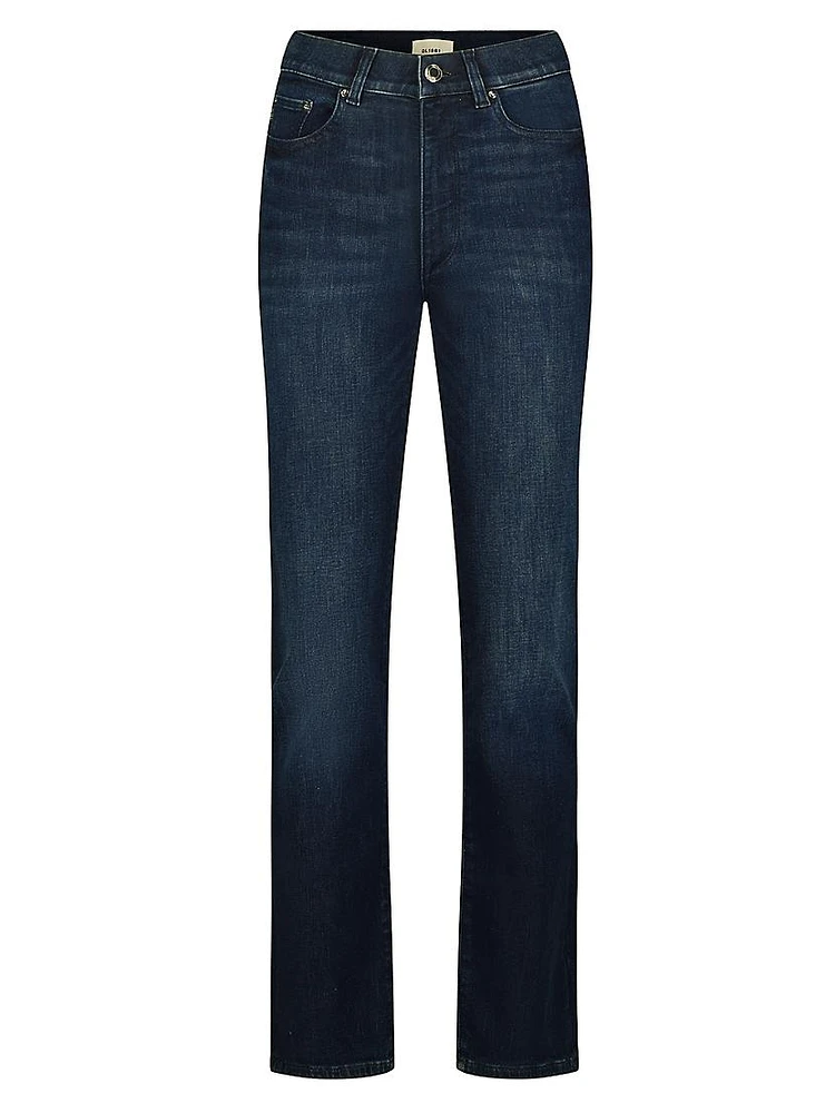 Halle Straight High Rise Instasculpt Jeans