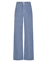 Gisele Wide Leg High Rise Corduroy Jeans