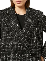 Saggina Tweed Double-Breasted Jacket