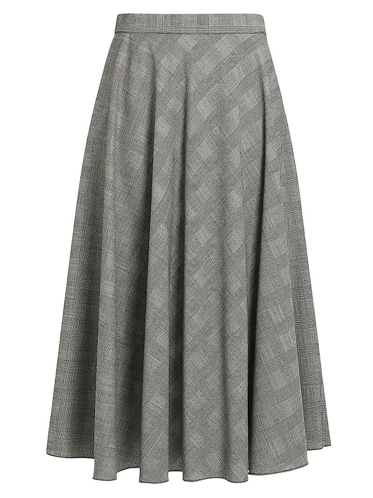 Pelota Glen Plaid Midi-Skirt