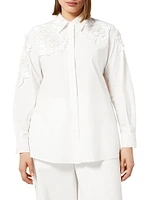 Fetta Embellished Cotton Poplin Shirt