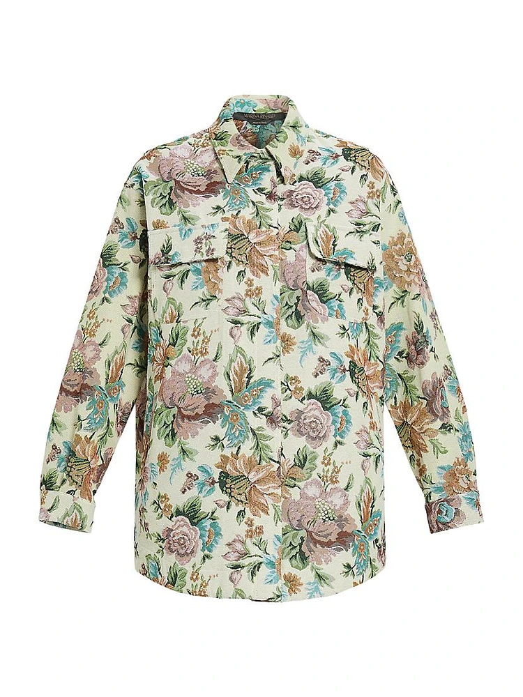 Canapa Floral Jacquard Jacket