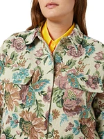 Canapa Floral Jacquard Jacket