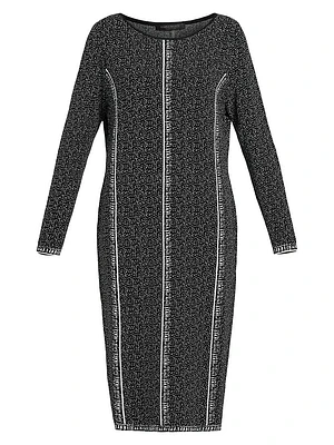 Plus Tantalo Jacquard Dress