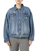 Jumcos Rhinestone Denim Jacket