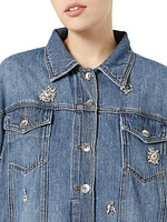 Jumcos Rhinestone Denim Jacket