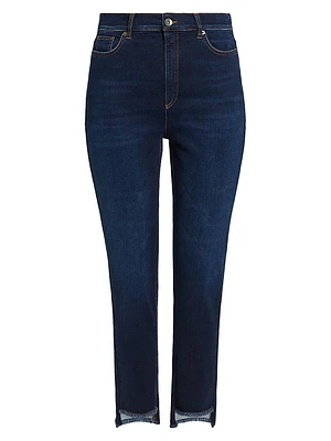 Cabiria Stretch Step-Hem Skinny Jeans