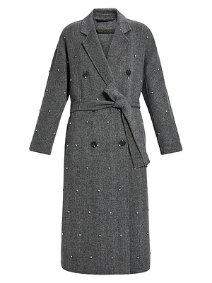 Gary Double-Faced Rhinestone Coat