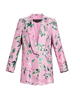 Onore Floral Silk Blazer