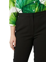 Ghirba Wool Crepe Satin Pants