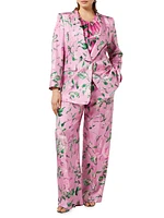 Maremma Floral Silk Trousers