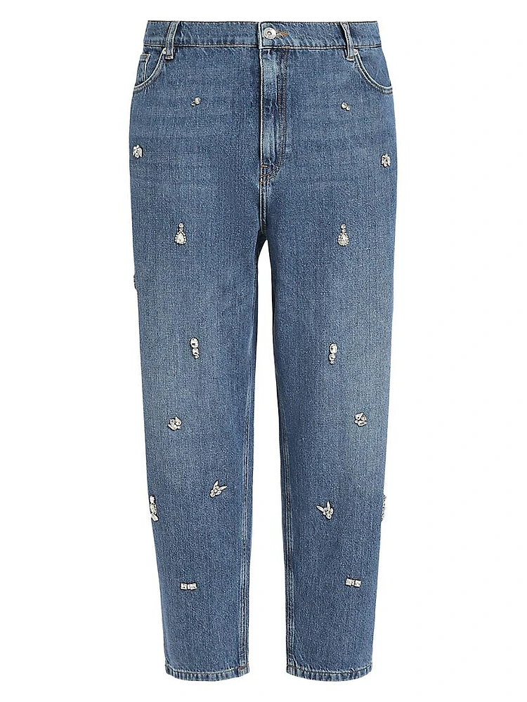 Uvina Embellished Boyfriend Jeans