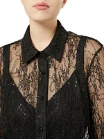 Ideo Embellished Lace Shirt