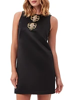 Fairy Tale Embellished Satin Sleeveless Minidress