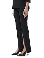 Carine Stretch-Crepe Boot-Cut Pants