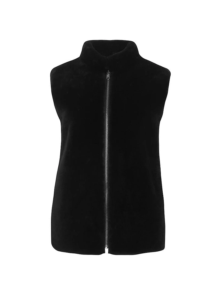 Reversible Select Shearling Lamb Vest