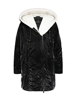 Asymmetric Quilted Parka