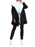 Asymmetric Quilted Parka