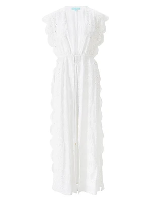 Talitha Broderie Anglaise Maxi Caftan
