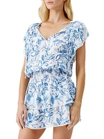 Keri Botanical Tiered Minidress