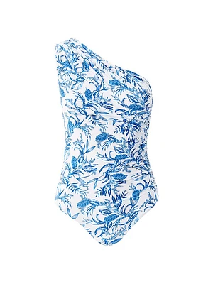 Arizona Botanical Ruched One-Piece Swimsuit