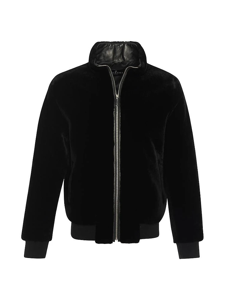 Men's Select Shearling Lamb Bomber Jacket