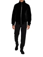 Men's Select Shearling Lamb Bomber Jacket