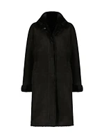 Reversible Select Shearling Lamb Short Coat