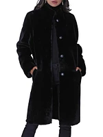 Reversible Select Shearling Lamb Short Coat